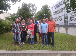 les participants Européens Hongrois Français et Autrichiens en juillet 2013 à Wells en Autriche